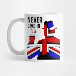 Churchill Never Give In 2 Mug